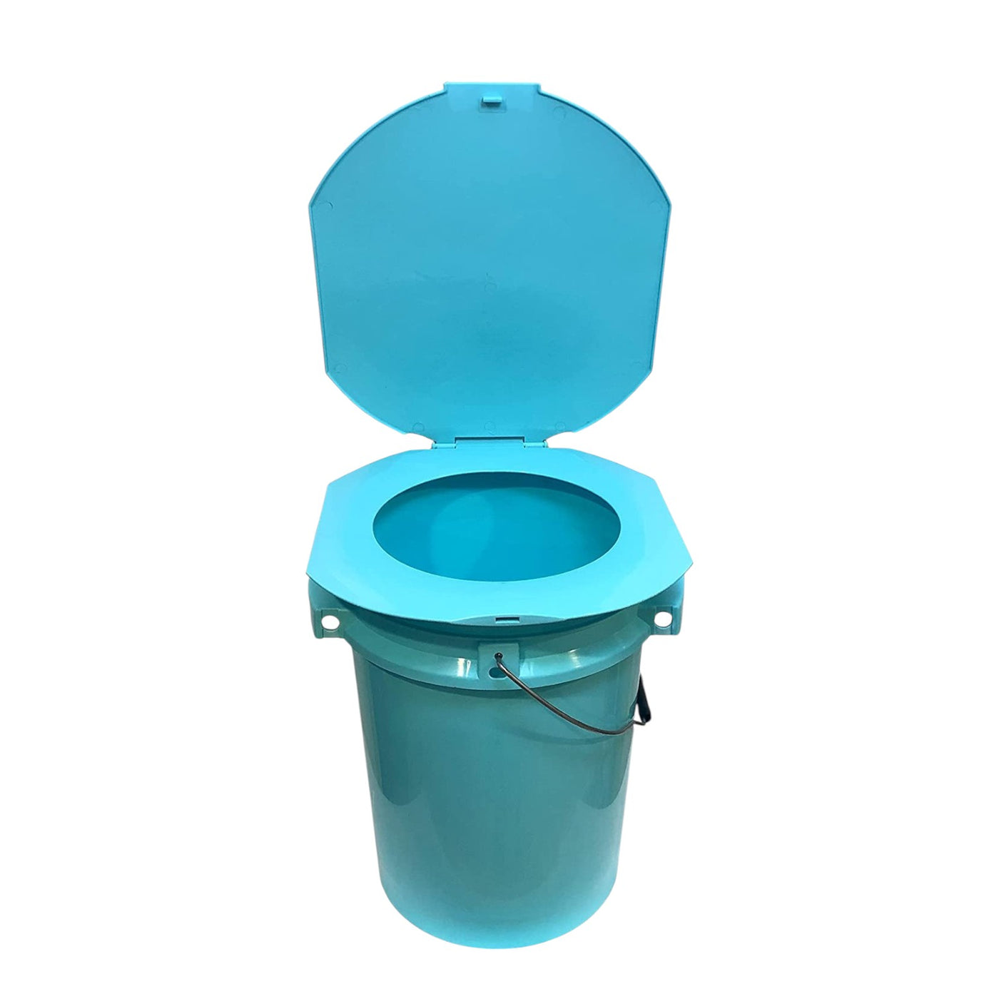 Bucket Potty Portable Toilet- 5 gallon Ismart bucket blue with seat & cover ...