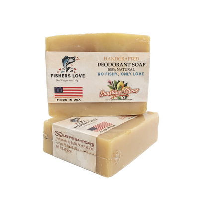 Fishers Love - Deodorant Soap, Handcrafted, 100% Natural - No Fishy Odor
