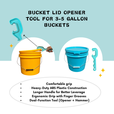 Bucket with Bucket Opener Tool