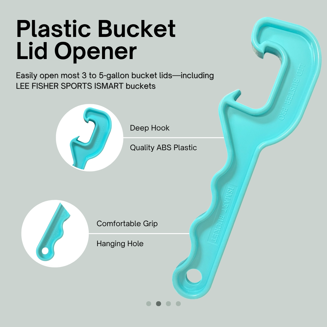 5-Gallon Bucket with Lid – 6 Pack + Bucket Opener Tool