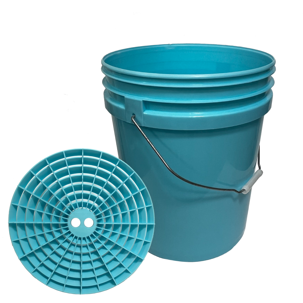 5 Gallon bucket-Detailing Kit(Basic)-5 G. Bucket, Grit Shield - White